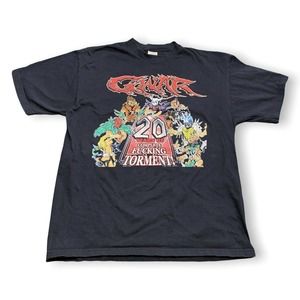 Vintage GWAR T-Shirt 20 Years Of F*cking Torment Metal Band Concert Tour Tee XL